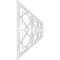 Ekena Millwork Set of Four Panels for 94 1/2"W x 24 1/4"H Lakewood Fretwork Wainscot Wall Paneling WPKP12X01X47LWD - alternate 4